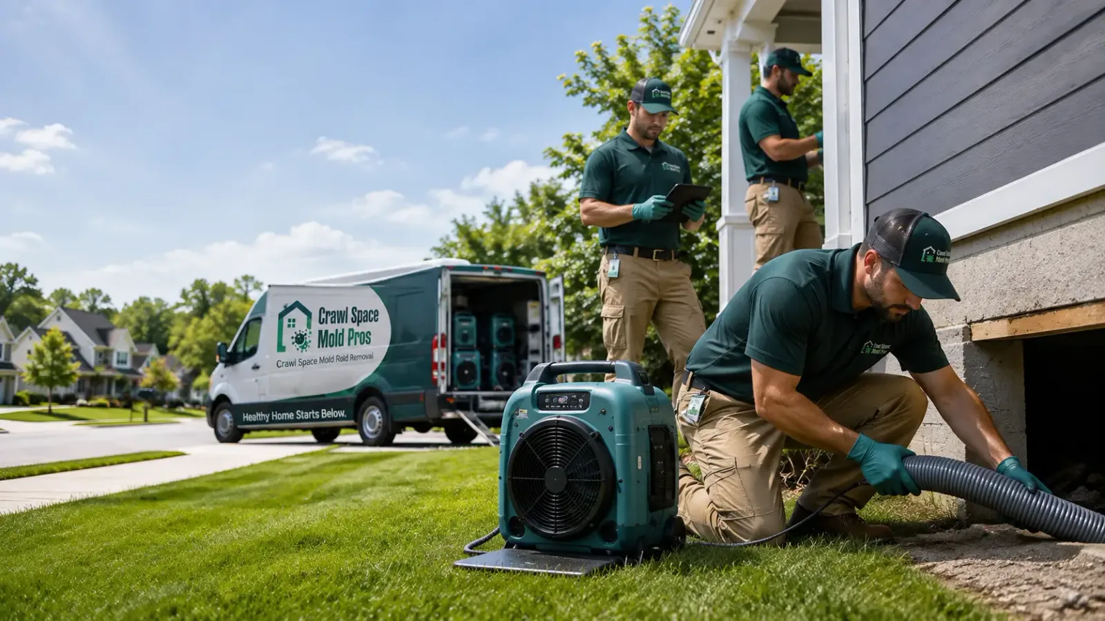 Crawl Space Mold Removal in Apex, NC